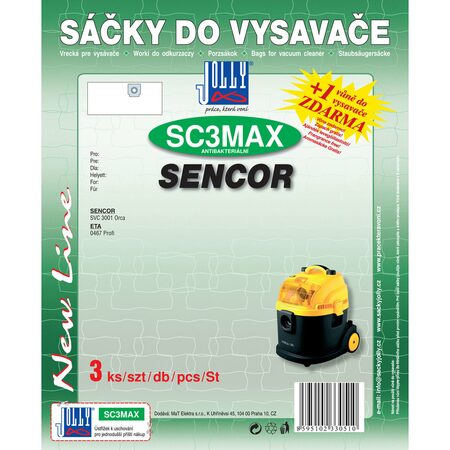 SC 3 MAX SÁČEK DO VYSAVAČE JOLLY