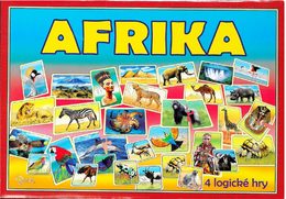 Afrika 4 logické hry společenská hra v krabici 29x20x4cm