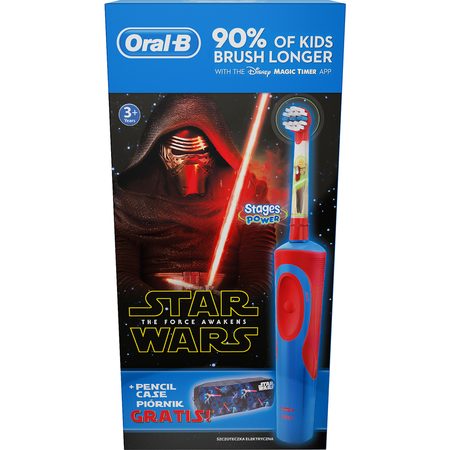 Dětský zubní kartáček Oral-B VitalityKids D12 Star Wars limitovaná edice s penálem