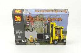 Stavebnice Dromader Auto Vysokozdvižný Vozík 29501 206ks v krabici 25,5x18,5x4,5cm