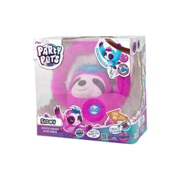 TM Toys Zvířátko Slowy - lenochod růžový plyš na baterie se zvukem v krabičce 20x20x13cm 24m+