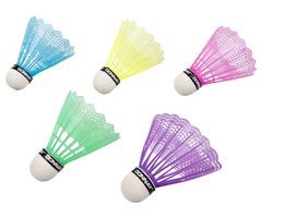 Teddies plast 5ks Míčky/Košíčky na badminton v tubě, 2 barvy 6x19x6cm
