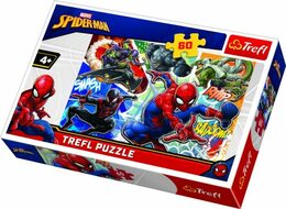 Puzzle Trefl Spider-Man 17311 60 dílků v krabici 21x14x4cm