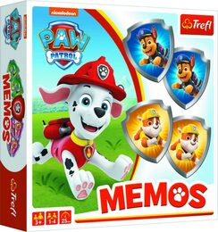 Pexeso papírové Paw Patrol/Tlapková patrola společenská hra 36 kusů v krabici 20x20x5cm