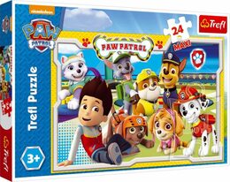 Puzzle Paw Patrol/Tlapková patrola MAXI 24ks 60x40cm v krabici 39x26x4cm