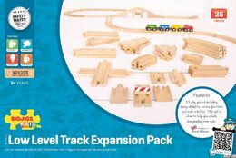 Bigjigs Rail Dřevěné koleje set 25 dílů