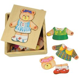 Bigjigs Toys Oblékací puzzle Paní medvědice