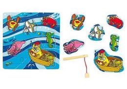 Wonderworld dřevěné puzzle Chytání ryb