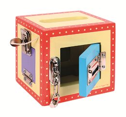 Bigjigs Toys Dřevěná skříňka se zámky