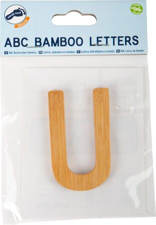 small foot Bambusové písmeno U