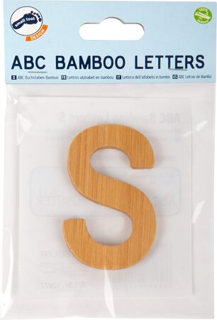 small foot Bambusové písmeno S