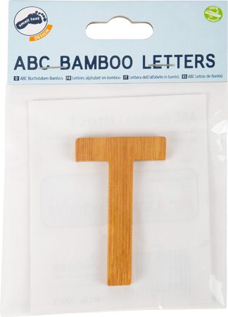 small foot Bambusové písmeno T