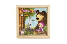 Bino Máša a Medvěd - kostky 9 ks