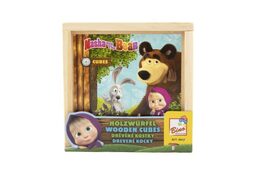 Bino Máša a Medvěd - kostky 9 ks