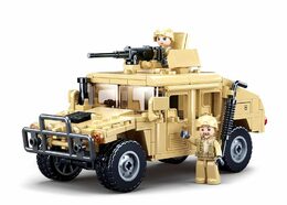 Sluban Army Model Bricks M38-B0837 Hummer bojový off road