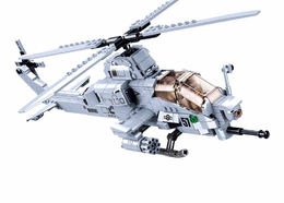 Sluban Army Model Bricks M38-B0838 Bitevní helikoptéra AH-1Z Viper