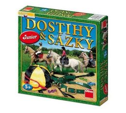 Dostihy a sázky junior společenská hra v krabici 29,5x29,5x4,5cm