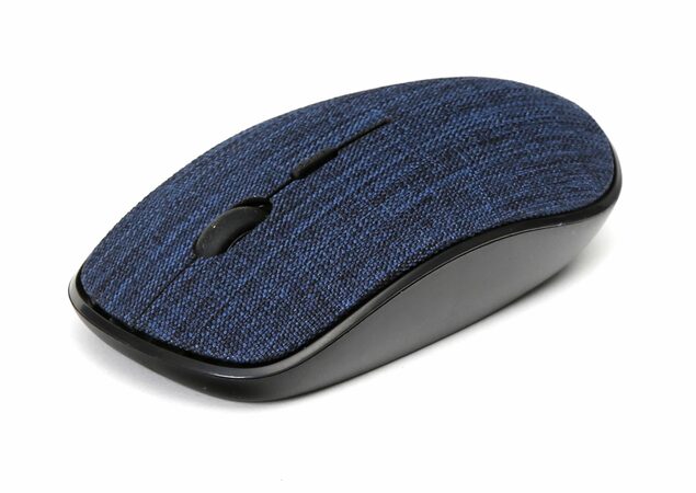 Omega mouse bezdrátová OM0431WBL modrá