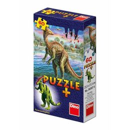 Dino Puzzle Dinosauři 23,5x21,5cm 60 dílků + figurka asst 6 druhů v krabičce 24ks