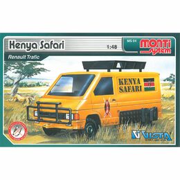 Stavebnice Monti 04 Kenya Safari  Renault Trafic 1:48 v krabici 22x15x6cm