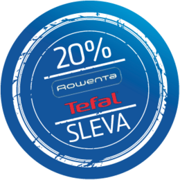 Sleva 20% na vybrané produkty Tefal, Rowenta a Krups.