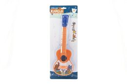 Teddies Ukulele kytara plast s trsátkem Zvířátka a jejich kapela 2 barvy na kartě