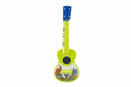 Teddies Ukulele kytara plast s trsátkem Zvířátka a jejich kapela 2 barvy na kartě