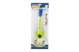 Teddies Ukulele kytara plast s trsátkem Zvířátka a jejich kapela 2 barvy na kartě