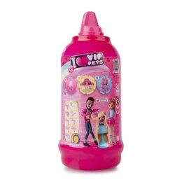 TM Toys VIP Pets pejsek s doplňky extra dlouhé vlasy plast s doplňky 6 barev v plast. lahvi 10x26x10cm 9ks v box