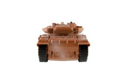 Tank RC 2ks 25cm tanková bitva+dobíjecí pack 27MHZ a 40MHz se zvukem se světlem v krabici 50x20x23cm