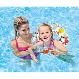 Kruh nafukovací prům. 51cm asst 3 druhy od 3-6 let v sáčku