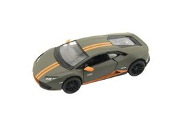 Auto Kinsmart Lamborghini Huracan kov 12cm na zpětné natažení asst 4 barvy 12ks v boxu