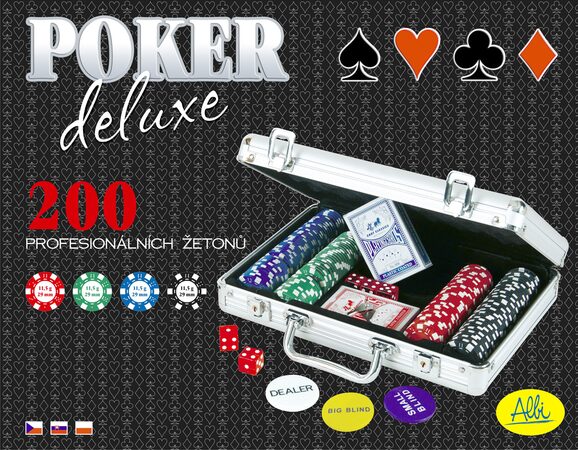 Poker deluxe (200 žetonů)