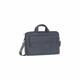 Riva Case 7530 plátěná stylová taška na notebook 15.6'', šedá