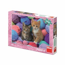 Dino Puzzle Koťátka ve vlně 300 XL dílků