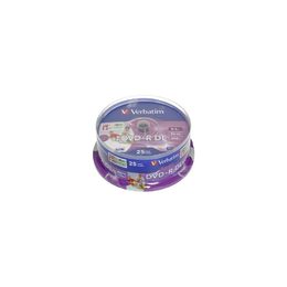 Disk Verbatim DVD+R DualLayer, 8,5GB, 8x, printable, 25cake