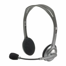 Headset Logitech H111 - šedý (981000593)