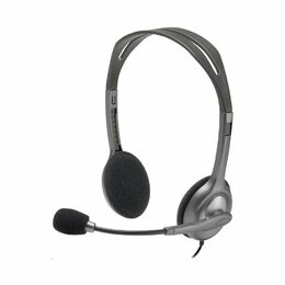 Headset Logitech H111 - šedý (981000593)