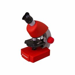 Bresser Junior 40x-640x Microscope, red (70122)