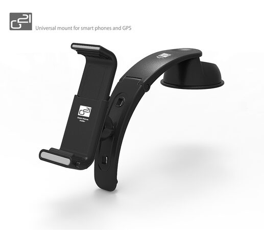 G21 držák černý SPH Smart phones holder univerzální, pro mobilní telefony do 6'', černý