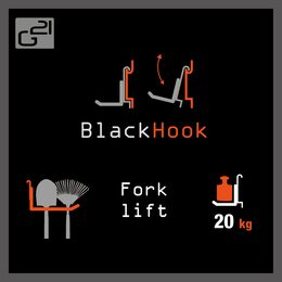 G21 BlackHook Závěsný systém fork lift 9 x 19 x 24 cm GBHFLIFT24