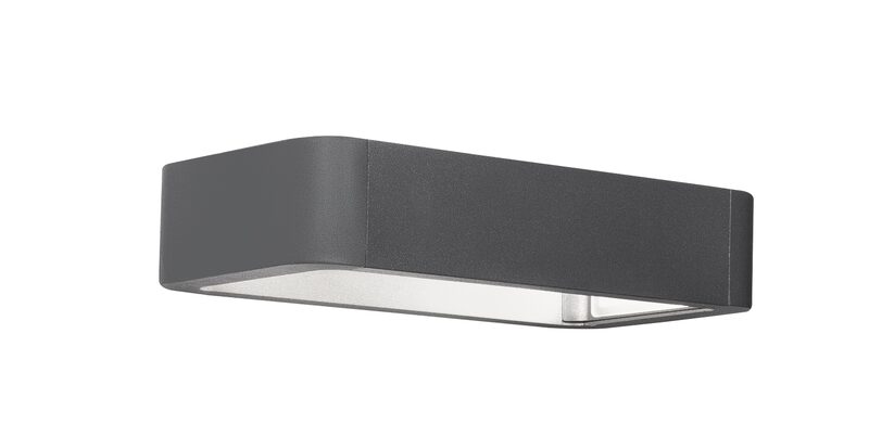 Svítidlo Nova Luce 9104021 NED WALL GREY nástěnné, IP 54, 2x6 W