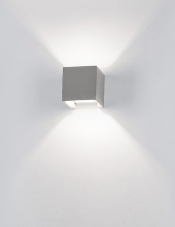 Svítidlo Nova Luce CADMO 9162121 S WALL GREY nástěnné, IP 65, 7 W