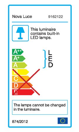 Svítidlo Nova Luce CADMO 9162122 S WALL GREY 2 nástěnné, IP 65, 2x3 W