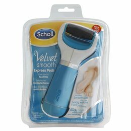 Scholl Velvet Smooth Express Pedi + zelená kosmetická taška