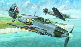Směr Model Hawker Hurricane MK.IIC 1:72 13,6x16,9cm v krabici 25x14,5x4,5cm