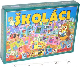 Školáci 4 logické hry společenská hra v krabici 29x20x4cm
