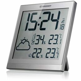 Bresser TemeoTrend JC LCD RC Weather Station-silve