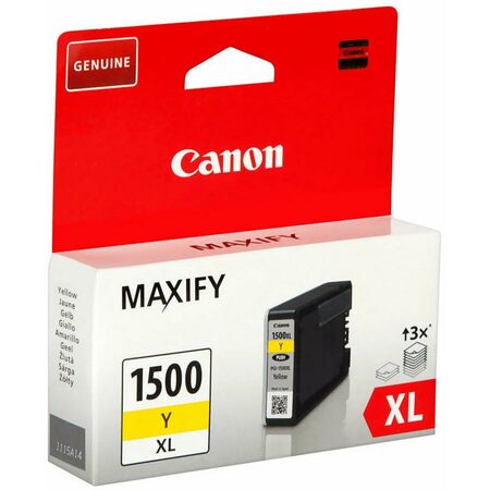 Inkoustová náplň Canon PGI-1500XL, 935 stran - žlutá