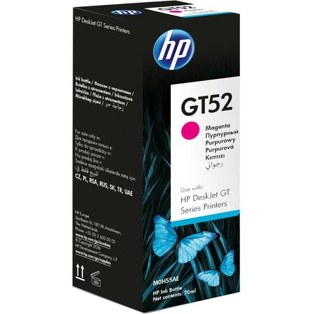 HP GT52 - purpurová lahvička s inkoustem M0H55AE